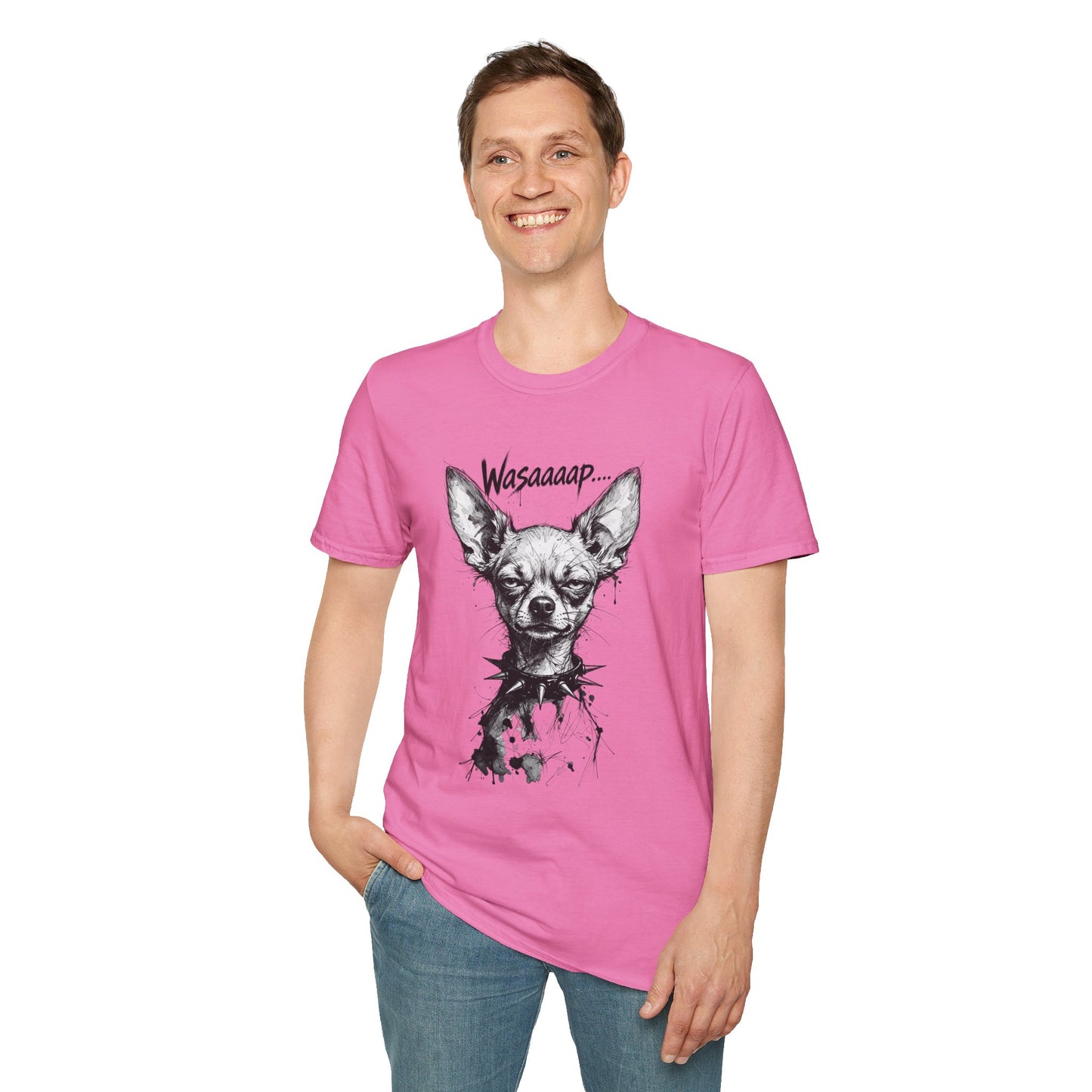 Chihuahua 'Wasaaaap' Graphic T-Shirt — Funny Dog Tee for Pet Lovers