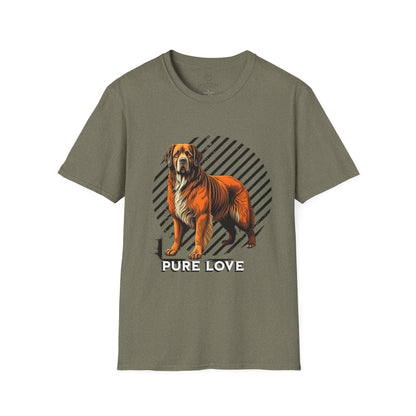 Pure Love Dog Unisex Softstyle T-Shirt - Perfect Gift for Pet Lovers