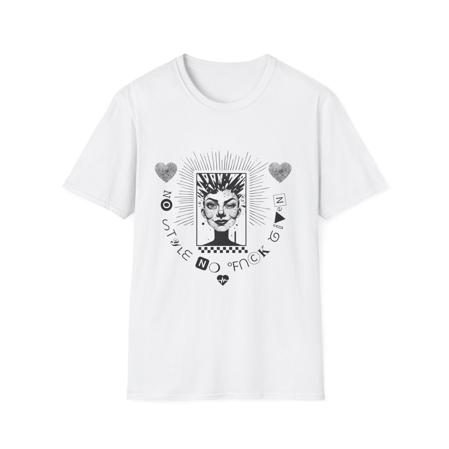 Queen of Spades Graphic T‑Shirt — Vintage Playing Card Portrait Tee