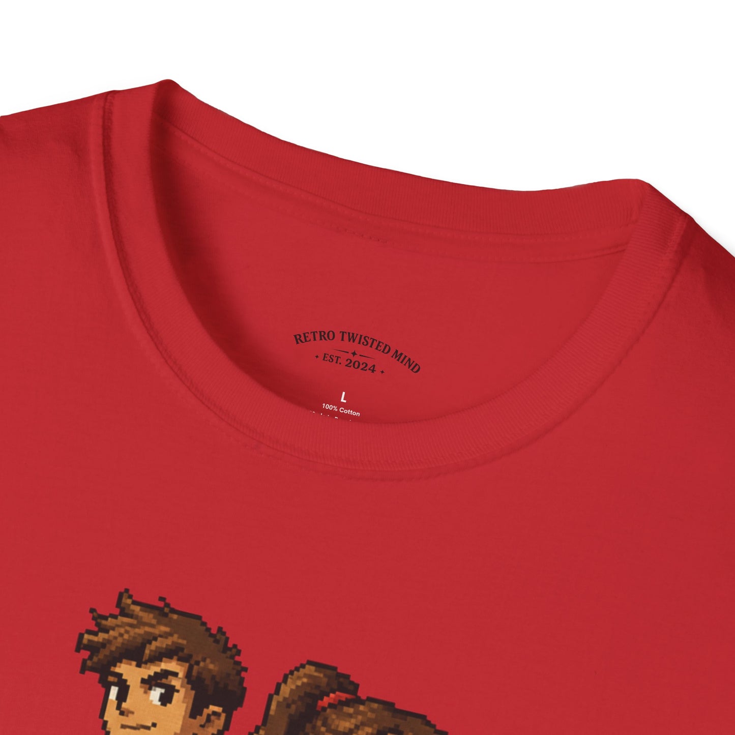 T-Shirt — Retro Pixel 'Real Gamers Don't Need 4K' Graphic Tee