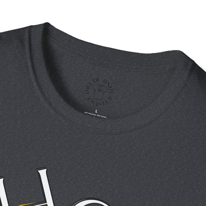 Hello Skull Graphic Unisex Softstyle T-Shirt - Edgy Streetwear Tee,scull