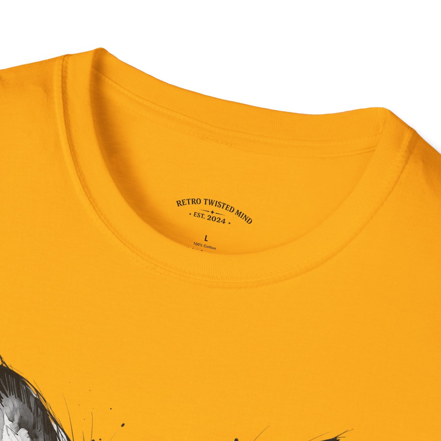 Chihuahua Portrait T‑Shirt — Expressive Black & White Dog Art Tee