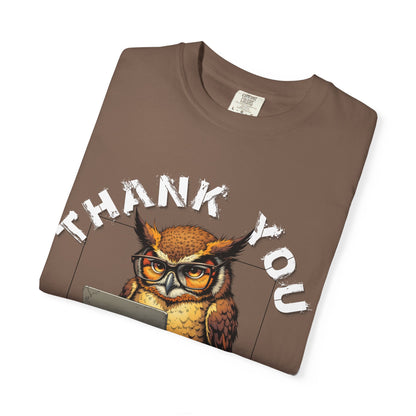 Owl 'Thank You, Not Interested' Graphic T-Shirt