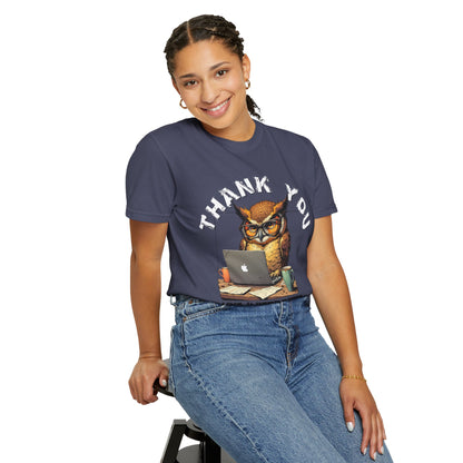 Owl 'Thank You, Not Interested' Graphic T-Shirt