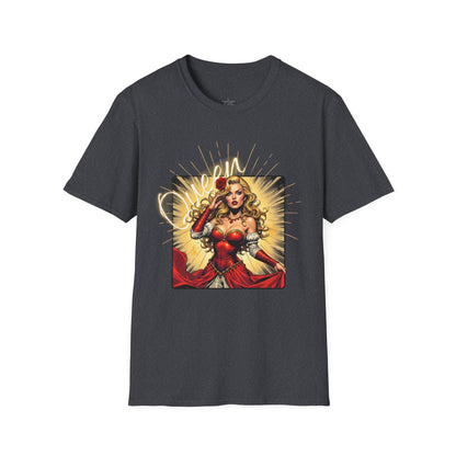 Empowered Women Unisex Softstyle T-Shirt - Bold & Confident Design, queen. girl