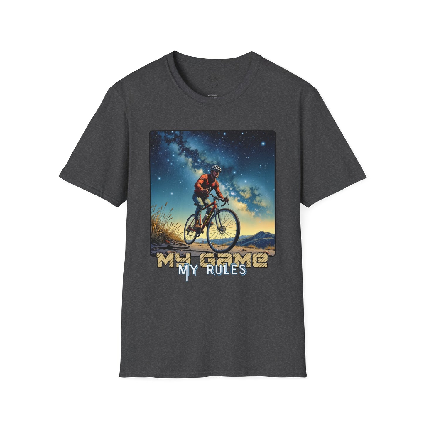Cycling Adventure Unisex Softstyle T-Shirt - My Game My Rules, cycling ,sport