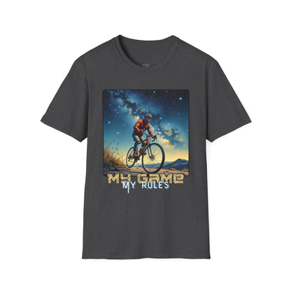 Cycling Adventure Unisex Softstyle T-Shirt - My Game My Rules, cycling ,sport