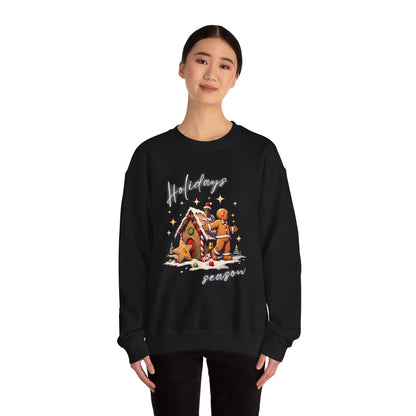 Holiday Season Gingerbread Crewneck Sweatshirt