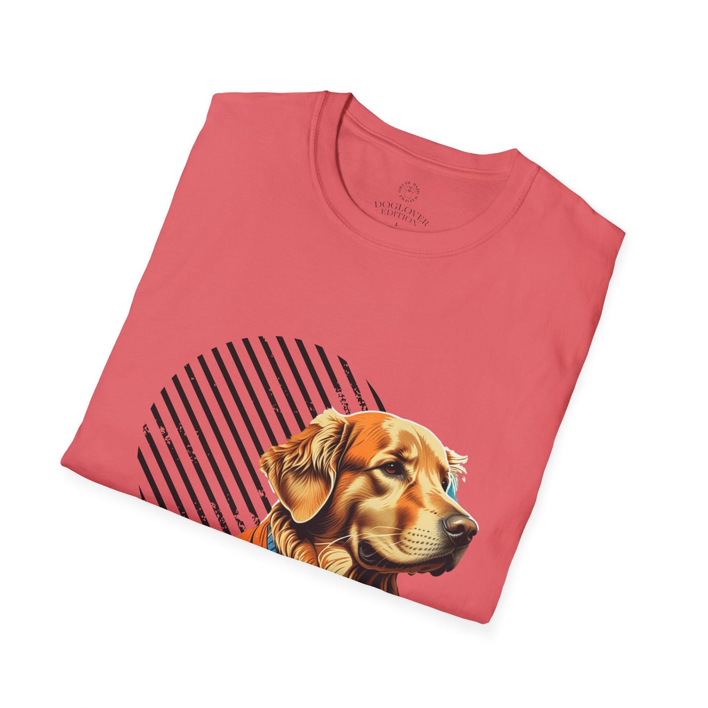 Pure Love Golden Retriever T-Shirt – Unisex Softstyle Tee for Dog Lovers
