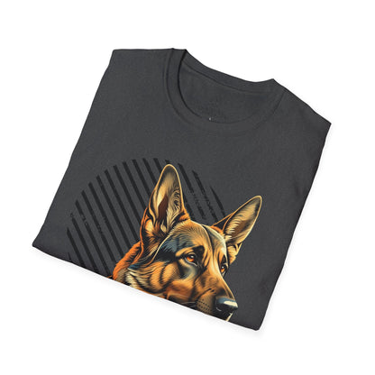 German Shepherd Pure Love Unisex Softstyle T-Shirt .dog