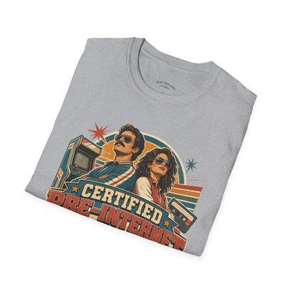 Certified Pre-Pandemic Survivor T-Shirt — Retro 70s Vintage Graphic