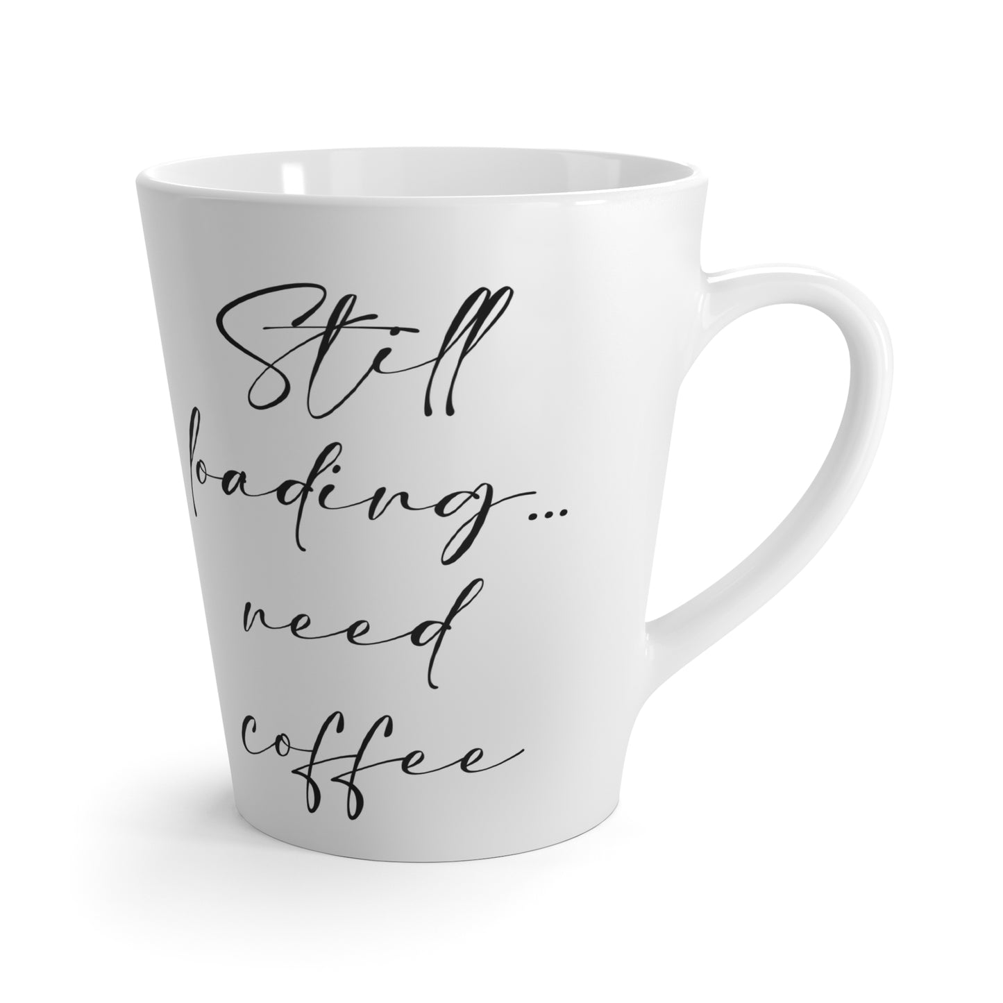 Latte Mug — Sleepy Owl Pouring Coffee Ceramic Mug, Funny Coffee Lover Gift