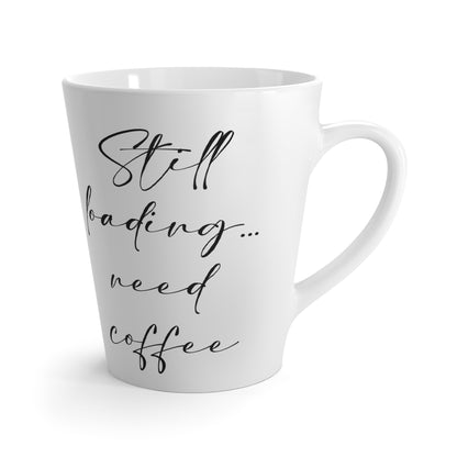 Latte Mug — Sleepy Owl Pouring Coffee Ceramic Mug, Funny Coffee Lover Gift