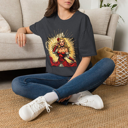 Empowered Women Unisex Softstyle T-Shirt - Bold & Confident Design, queen. girl