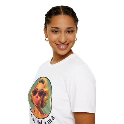 Cool Mama Unisex Softstyle T-Shirt - Trendy Humor Tee for Moms