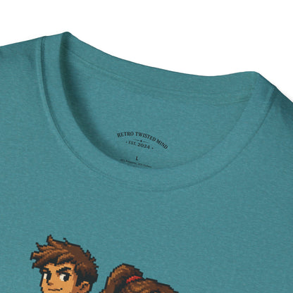 T-Shirt — Retro Pixel 'Real Gamers Don't Need 4K' Graphic Tee
