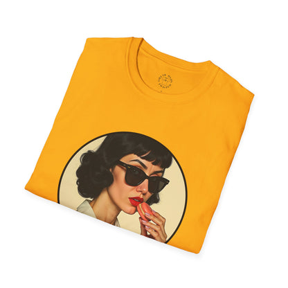 Cool Mama Unisex Softstyle T-Shirt - Retro Vintage Vibe,mom