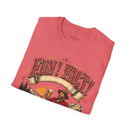 Fun! Fact! T-Shirt — Vintage Beer Drinker Graphic Tee