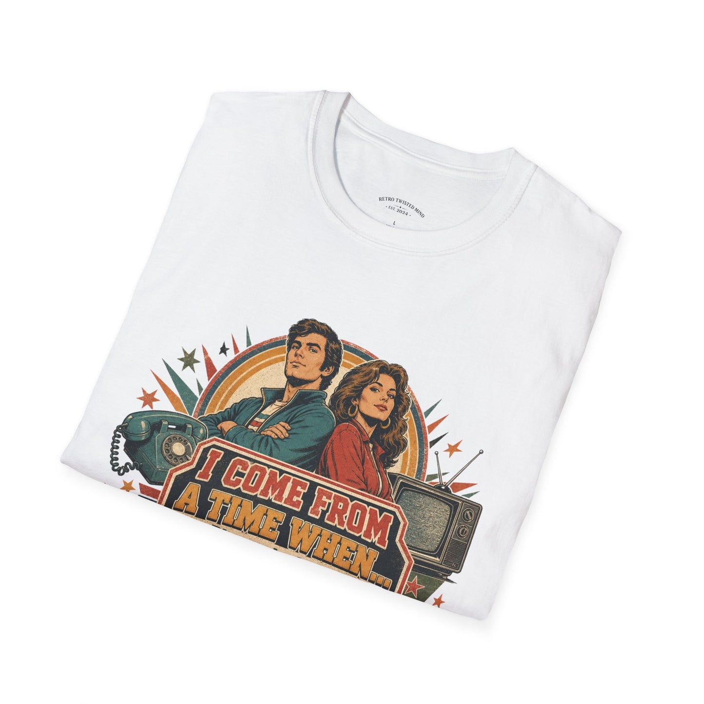 Vintage Road Trip T-Shirt — "I Come From A Time When" Retro Couple Graphic