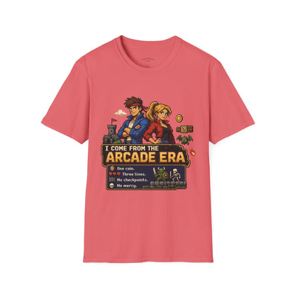 Retro Arcade Era T-Shirt — Pixel RPG Game Tribute