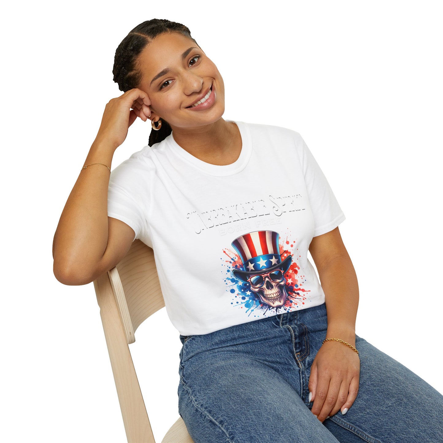 Patriotic Skull T-Shirt | Unisex Independence Day Tee