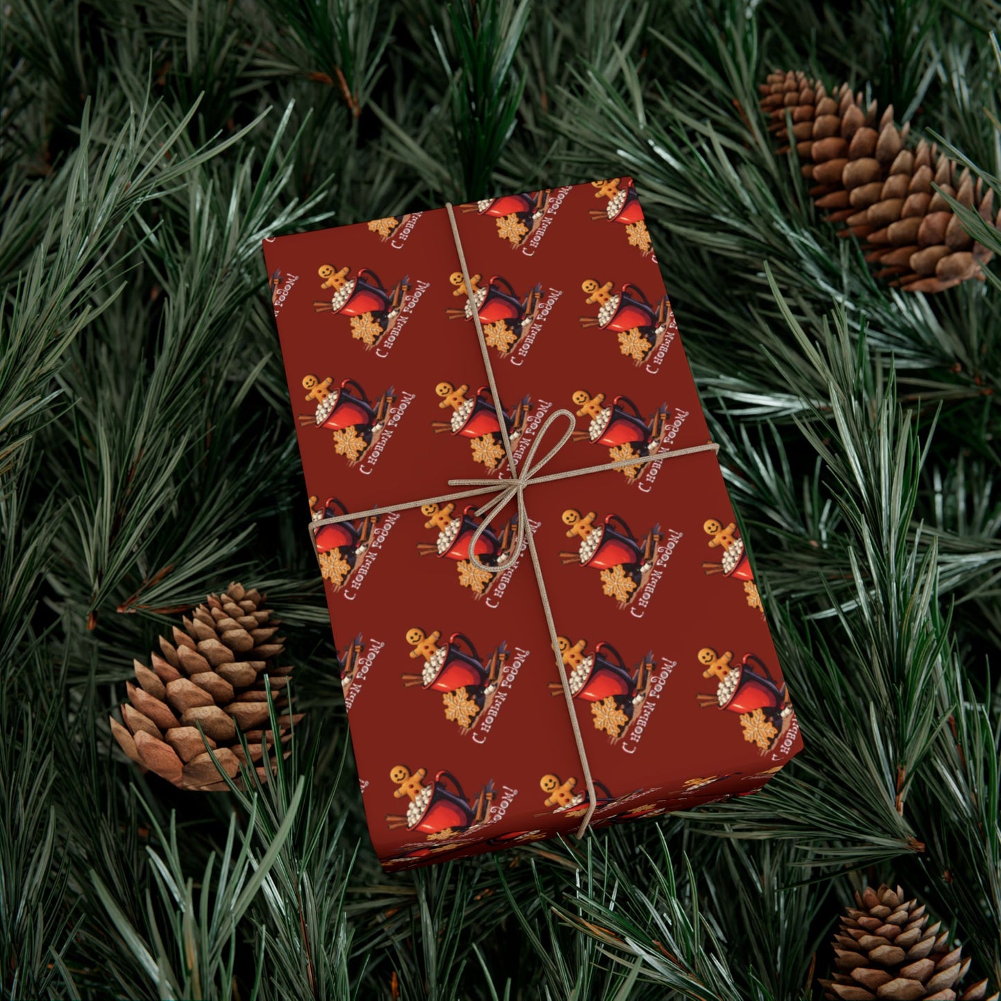 Gift Wrap Paper — ginger bread Pattern Wrapping Paper