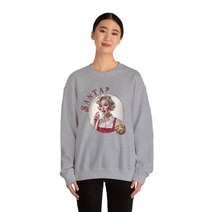 Funny Cookie Lover Sweatshirt - Retro Design - Santa? Christmas