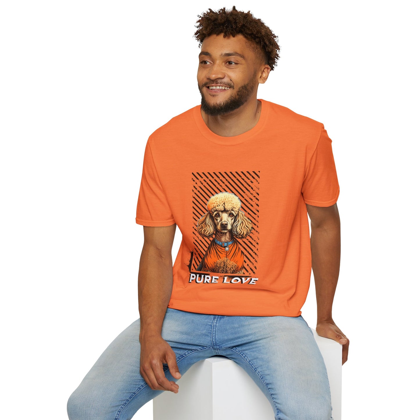 Pure Love Poodle Unisex Softstyle T-Shirt