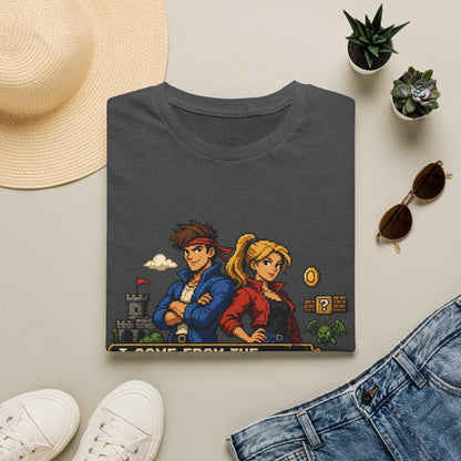 Retro Arcade Era T-Shirt — Pixel RPG Game Tribute