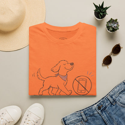 Less Scrolling, More Strolling Dog T-Shirt