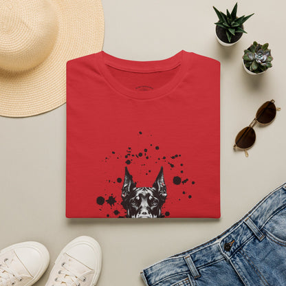 Doberman Ink Splatter T-Shirt