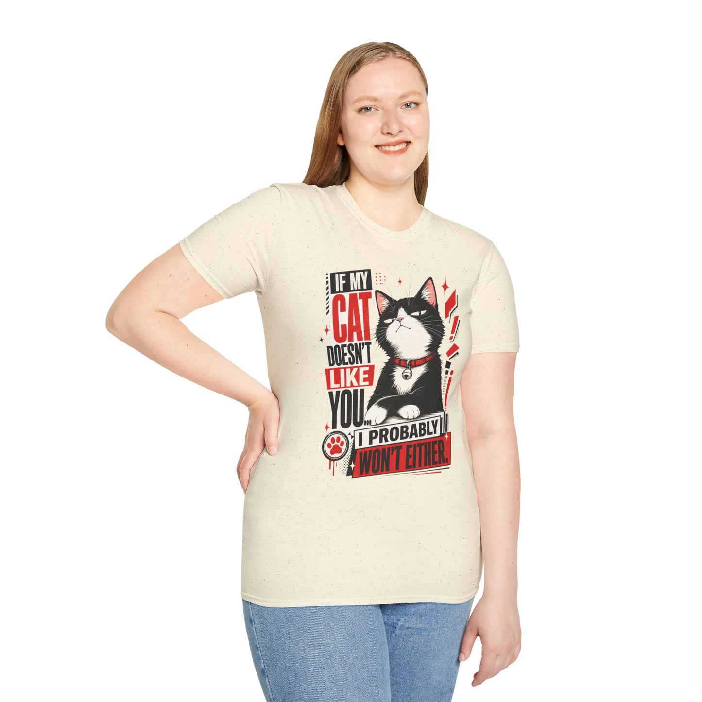 If My Cat Doesn’t Like You T-Shirt — Funny Cat Lover Tee