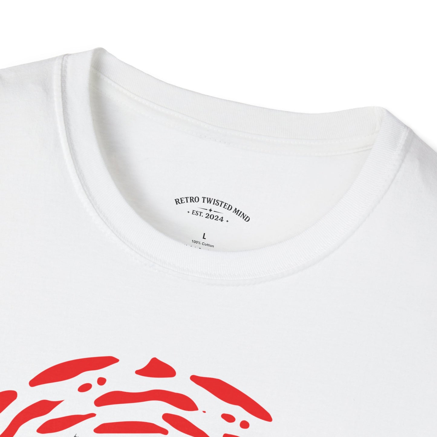 Doberman Graphic T-Shirt — Red Halo 'Bandit' Design