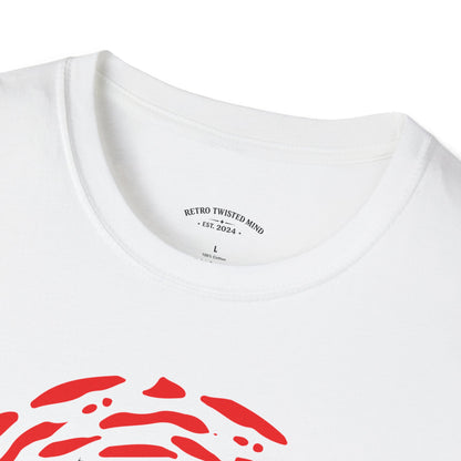 Doberman Graphic T-Shirt — Red Halo 'Bandit' Design