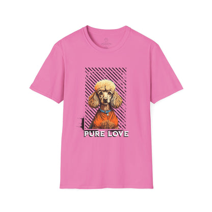 Pure Love Poodle Unisex Softstyle T-Shirt
