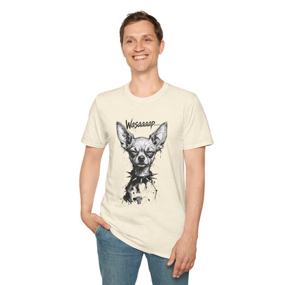 Chihuahua 'Wasaaaap' Graphic T-Shirt — Funny Dog Tee for Pet Lovers