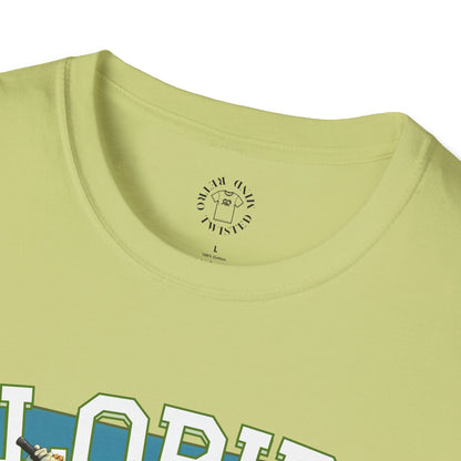 Florida Vibe Unisex Softstyle T-Shirt | Relaxed Fit Graphic Tee for Casual Days, Summer and Travel,florida,sport,golf