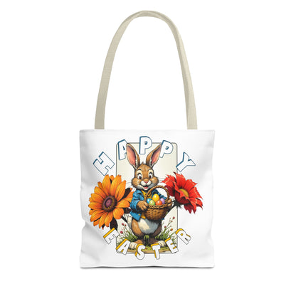Happy Easter Bunny Tote Bag - Perfect Spring Accessory, Easter bunny
