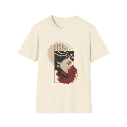 T-Shirt — Vintage Art Nouveau Woman Graphic Tee (Brave)