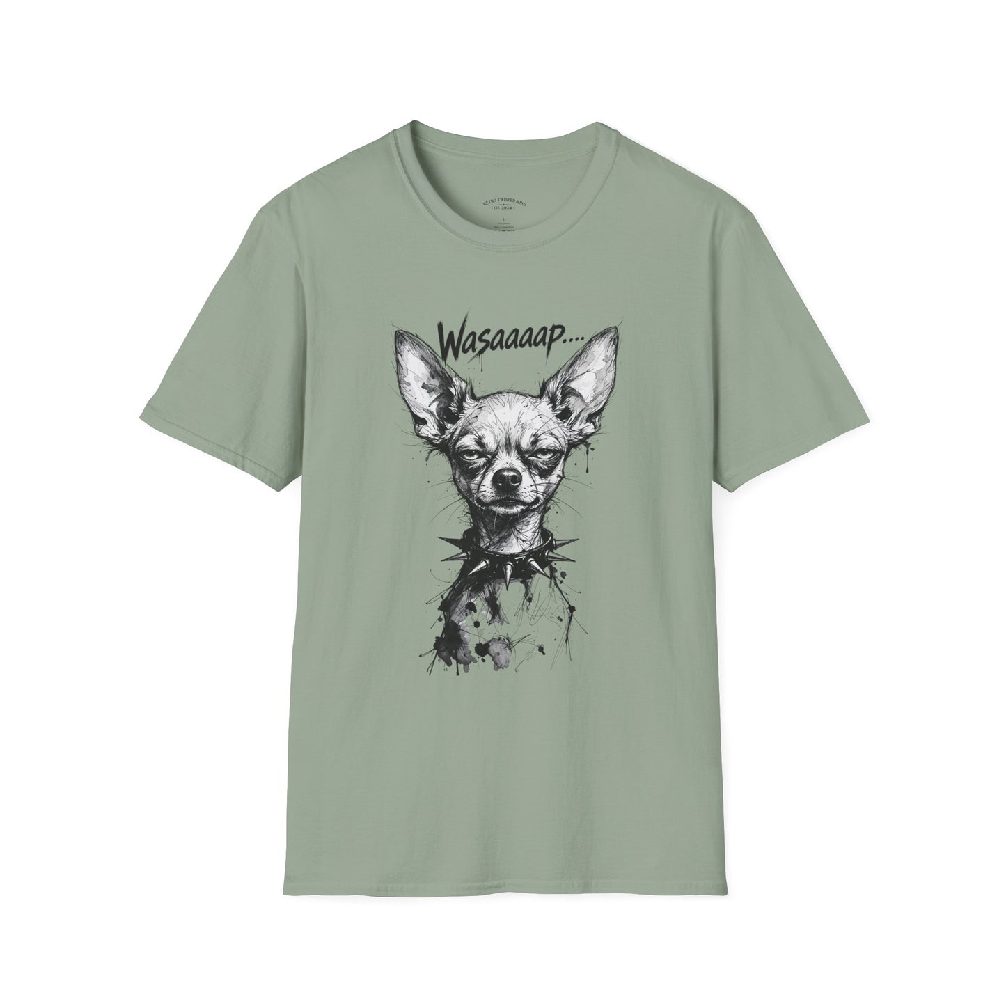Chihuahua 'Wasaaaap' Graphic T-Shirt — Funny Dog Tee for Pet Lovers