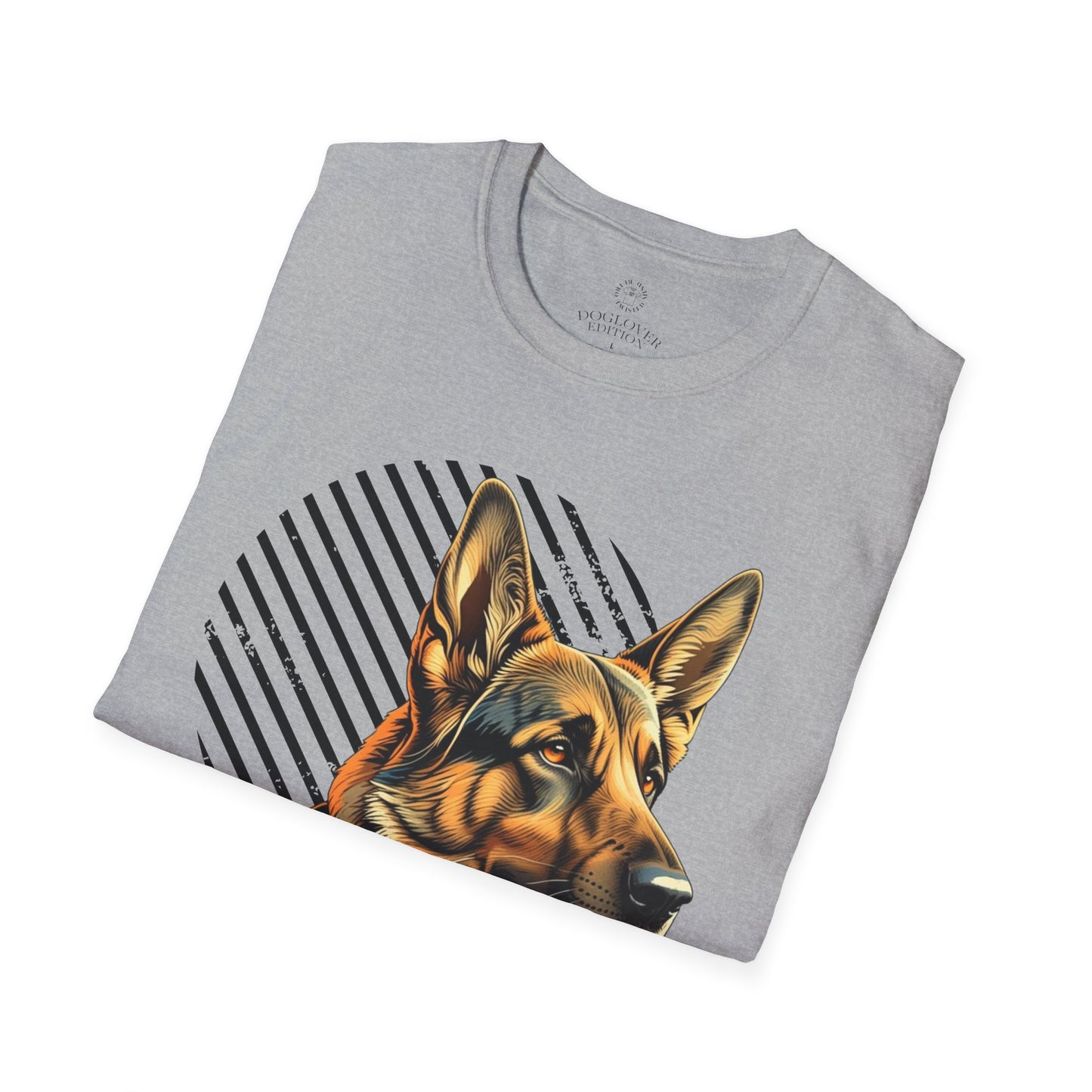 German Shepherd Pure Love Unisex Softstyle T-Shirt .dog