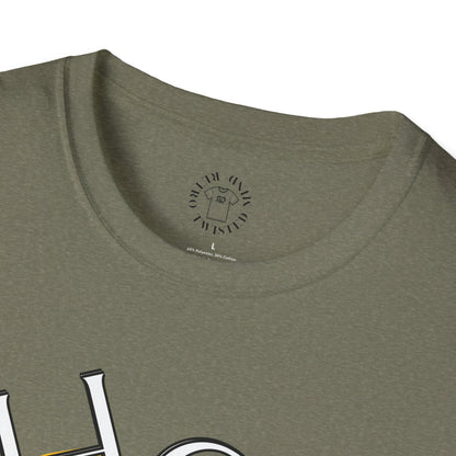 Hello Skull Graphic Unisex Softstyle T-Shirt - Edgy Streetwear Tee,scull