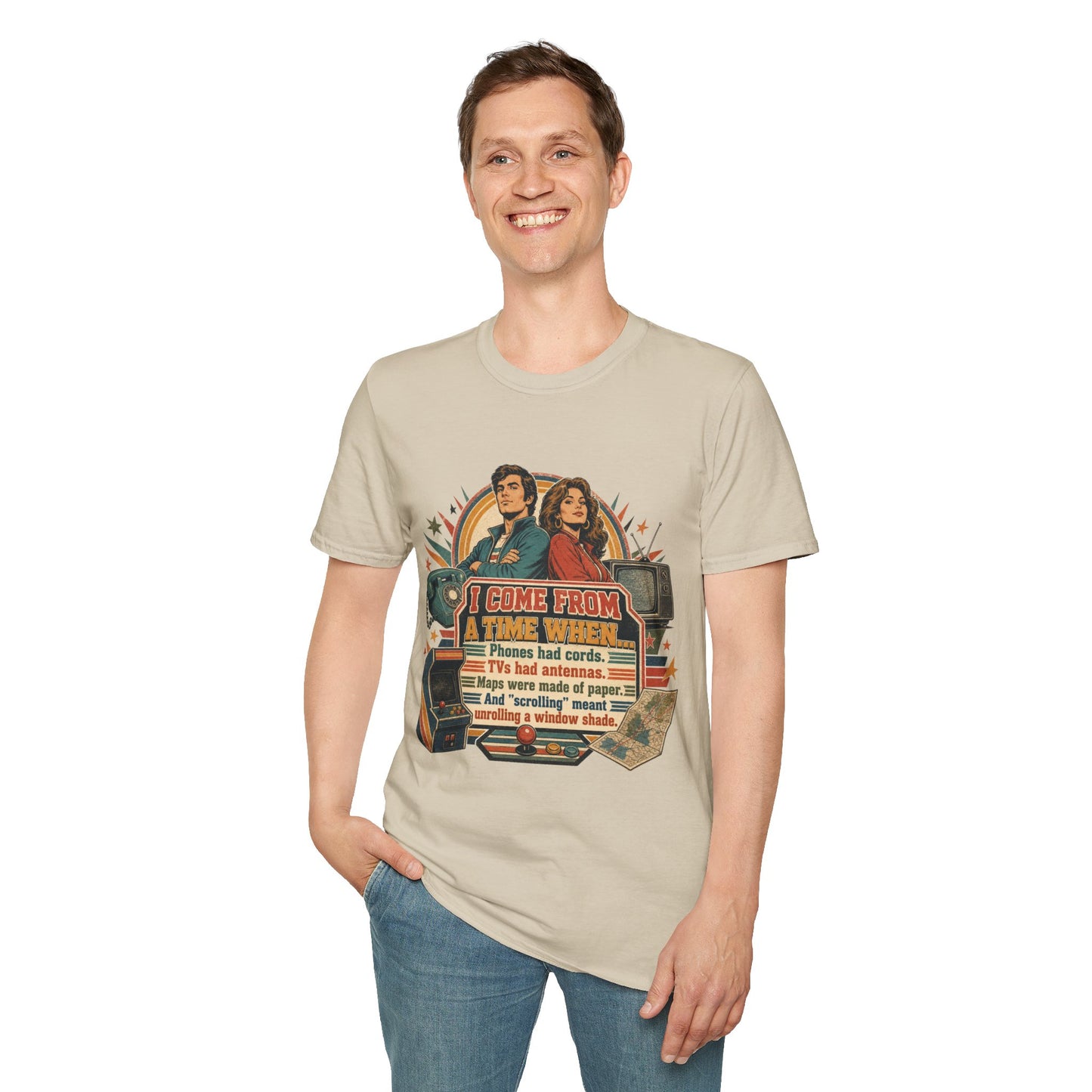 Vintage Road Trip T-Shirt — "I Come From A Time When" Retro Couple Graphic