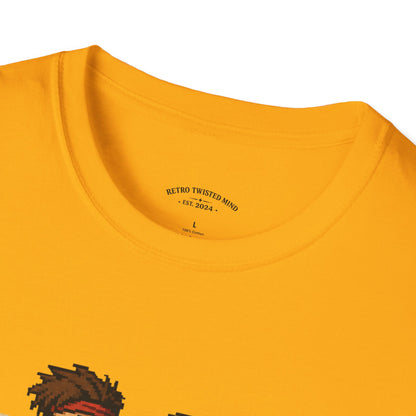 Retro Arcade Era T-Shirt — Pixel RPG Game Tribute