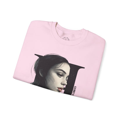 Letter H, Stylish Artistic Sweatshirt, Trendy Crewneck, Graphic Sweater, Cozy Unisex Top, Unique Gift for Art Lovers, Everyday Comfort