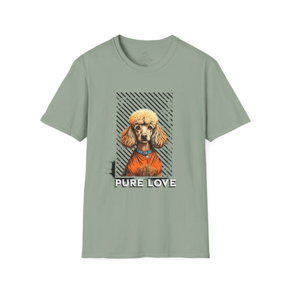 Pure Love Poodle Unisex Softstyle T-Shirt