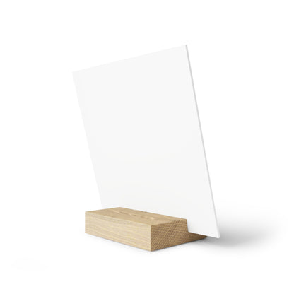 Good Morning? Owl Gallery Board with Stand — Whimsical Coffee & Donut Morning Decor