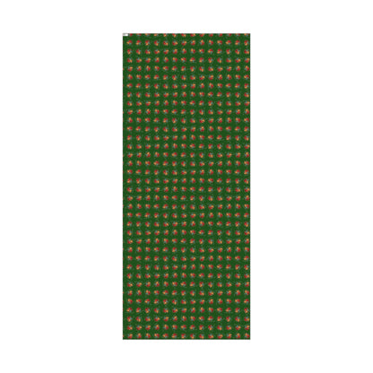 Christmas Gift Wrap Paper — Green Holiday Presents Pattern