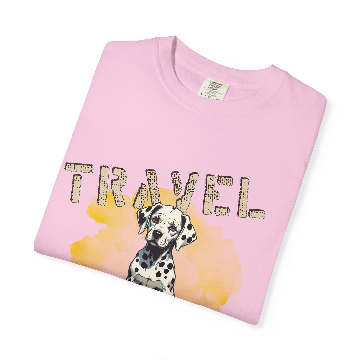 Travel Time Dog T-Shirt, Unisex Graphic Tee, Pet Lover's Gift, Vacation Shirt, Travel Enthusiast Apparel
