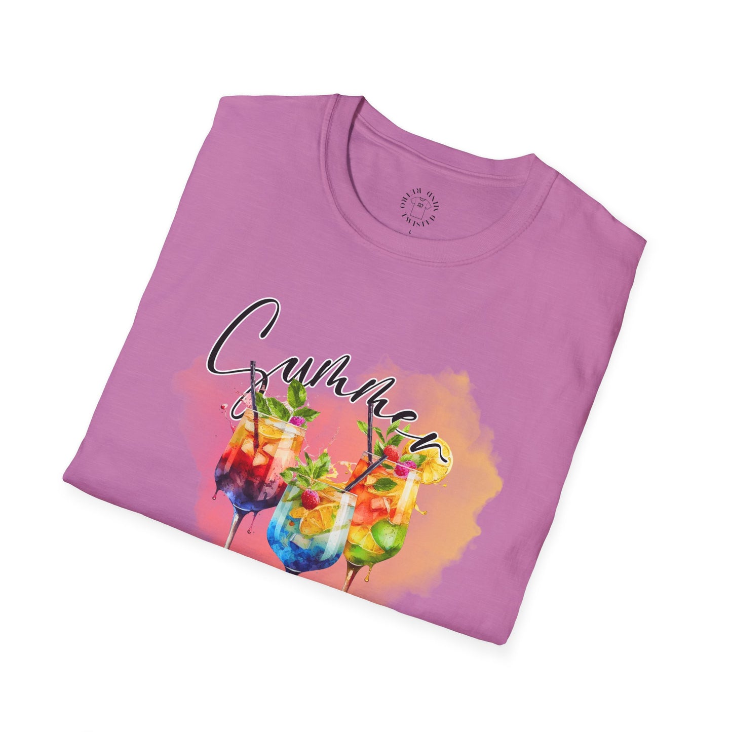 Colorful Floral Summer Unisex T-Shirt, Boho Shirt, Gift for Her, Vacation Tee, Festival Apparel, Summer Outfit